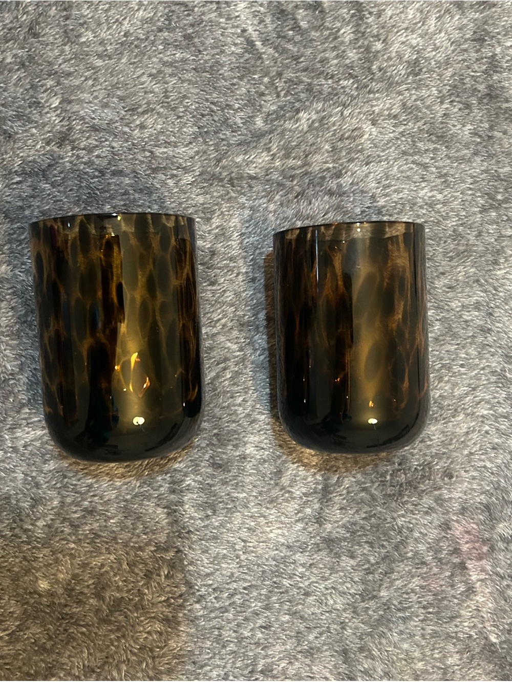 Tortoise Shell glassware - Picture 2 of 3